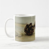 Mug Pinecones Rustiques Automne Nature Photo Et Nom Pe (Gauche)