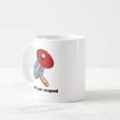 Mug ping-pong drôle (Devant gauche)