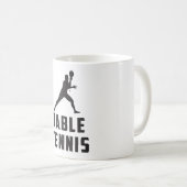 Mug Ping Pong Table Tennis Paddle Player Idée cadeau (Devant droit)