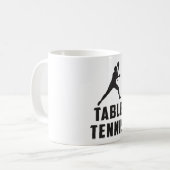 Mug Ping Pong Table Tennis Paddle Player Idée cadeau (Devant gauche)