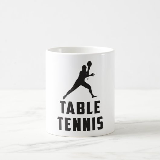 Mug Ping Pong Table Tennis Paddle Player Idée cadeau (Centre)
