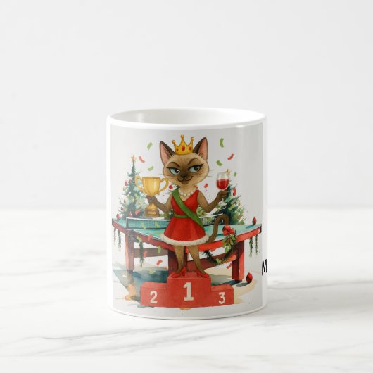 Mug Ping Pong thème de Noël (Centre)