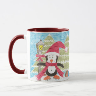Mug Pingouin à patinage de glace