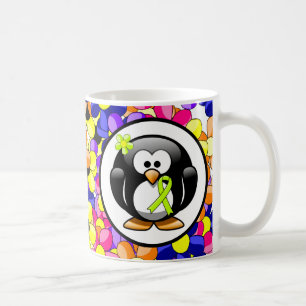 Mug Pingouin à ruban pour la sensibilisation au vert d
