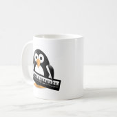 Mug Pingouin avec piano (Devant gauche)