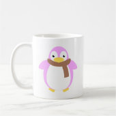 Mug Pingouin coloré mignon dans l'écharpe (Gauche)
