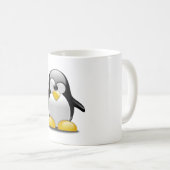 Mug Pingouin Confus Cartoon Oiseau Animaux Envahis (Devant droit)