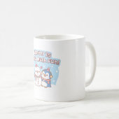 Mug Pingouin Cute Construire Un Hiver Snowman Est Muc (Devant droit)