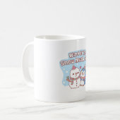 Mug Pingouin Cute Construire Un Hiver Snowman Est Muc (Devant gauche)