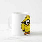 Mug Pingouin Dans Une Musique Raincoat (Devant gauche)