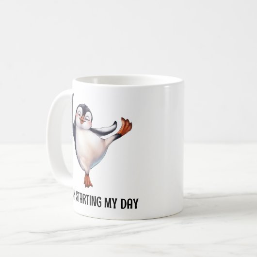 Mug Pingouin dansant (Devant gauche)