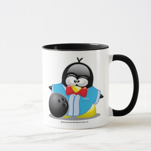 Mug Pingouin de bowling (Droite)