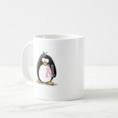 Mug Pingouin de cancer du sein (Devant gauche)