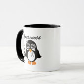 Mug Pingouin de conscience de diabète (Devant gauche)