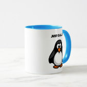 Mug Pingouin de dessin cool - Juste Chillin' Arctic Vi (Devant droit)