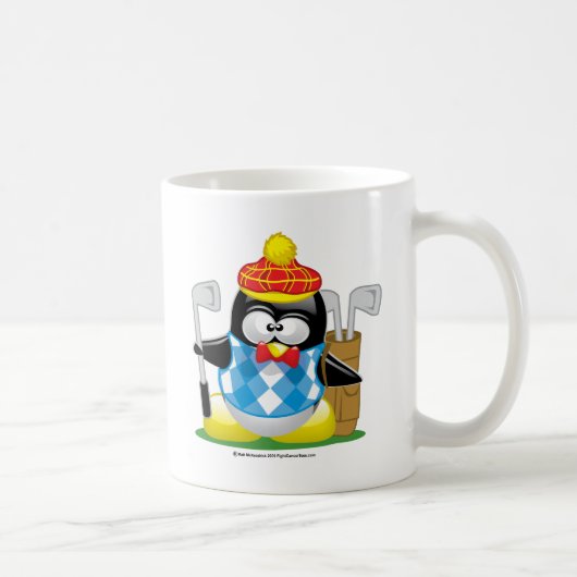 Mug Pingouin de golf (Droite)