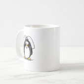 Mug Pingouin de jeune mariée (Devant gauche)