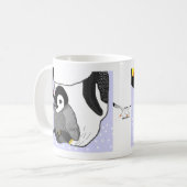 Mug Pingouin de mère et de bébé (Devant gauche)