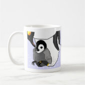 Mug Pingouin de mère et de bébé (Gauche)