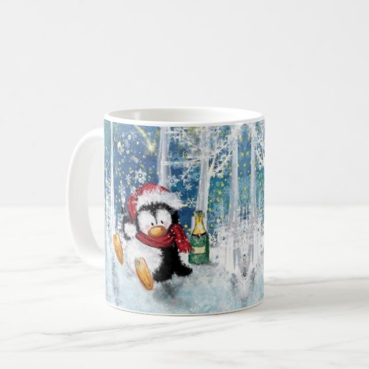 Mug Pingouin de Noël (Devant gauche)