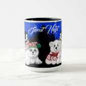Mug Pingouin de Noël bébé phoque de l'ours polaire (Centre)