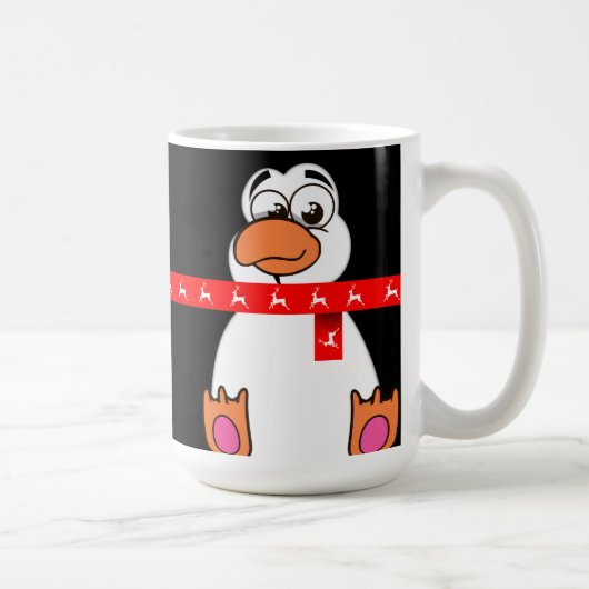 Mug Pingouin de Noël joyeux (Droite)