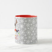 Mug Pingouin de Noël personnalisé (Centre)