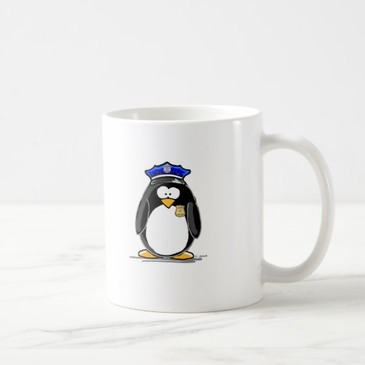 Mug Pingouin de policier (Droite)