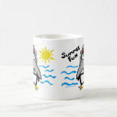 Mug Pingouin de requin pour l'été (Centre)