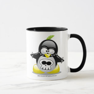Mug Pingouin de rocker punk