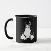 Mug Pingouin de Tux - (Linux, Open Source, Copyleft, (Gauche)