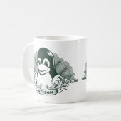 Mug Pingouin de Tux - (Linux, Open Source, Copyleft, (Devant gauche)