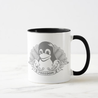 Mug Pingouin de Tux - (Linux, Open Source, Copyleft,