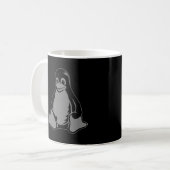 Mug Pingouin de Tux - (Linux, Open Source, Copyleft, (Devant gauche)