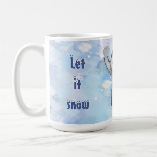 Mug Pingouin d'hiver (Gauche)