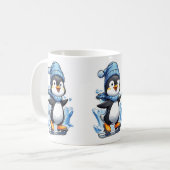 Mug Pingouin d'hiver prise de glace (Devant gauche)