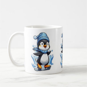 Mug Pingouin d'hiver prise de glace