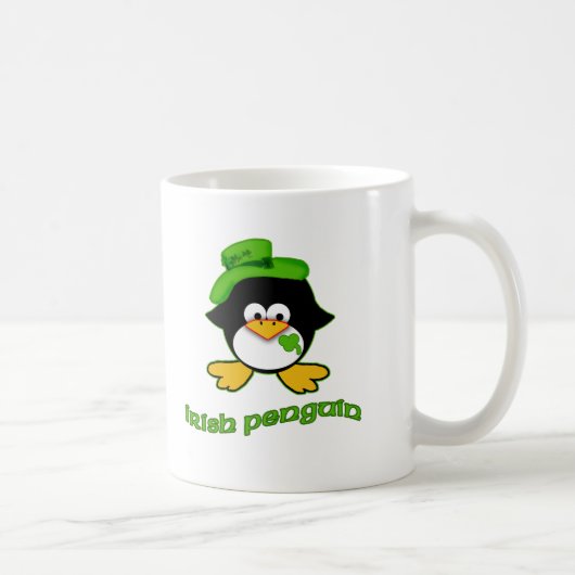 Mug Pingouin d'Irlandais de bébé (Droite)