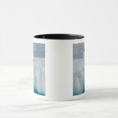 Mug pingouin doux, Pygoscelis Papouasie, sur la glace  (Centre)