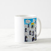 Mug Pingouin drôle et mignon du mois. (Devant droit)