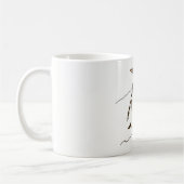 Mug Pingouin en noir et blanc (Gauche)