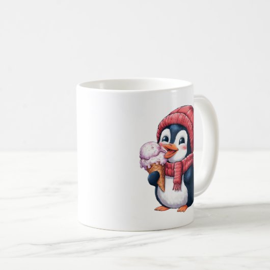 Mug Pingouin et glace (Devant droit)