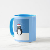 Mug Pingouin fâché de Noël (Devant gauche)