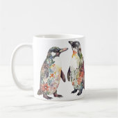 Mug Pingouin floral mou (Gauche)