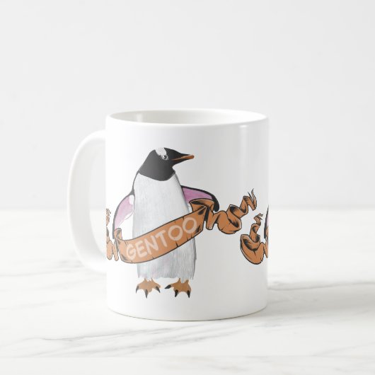 Mug Pingouin Gentoo (Devant gauche)