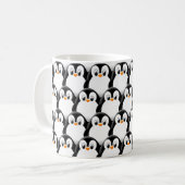 Mug Pingouin gras mignon sur tout le Motif d'impressio (Devant gauche)