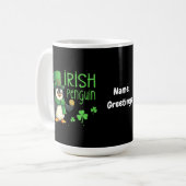 Mug Pingouin irlandais Un heureux mélange de plaisir,  (Devant gauche)