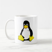 Mug Pingouin Linux Tux (Gauche)