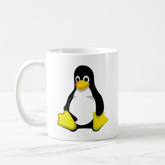 Mug Pingouin Linux Tux (Gauche)