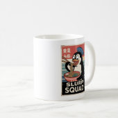 Mug Pingouin Manger Ramen Funny Slurp Squad (Devant droit)